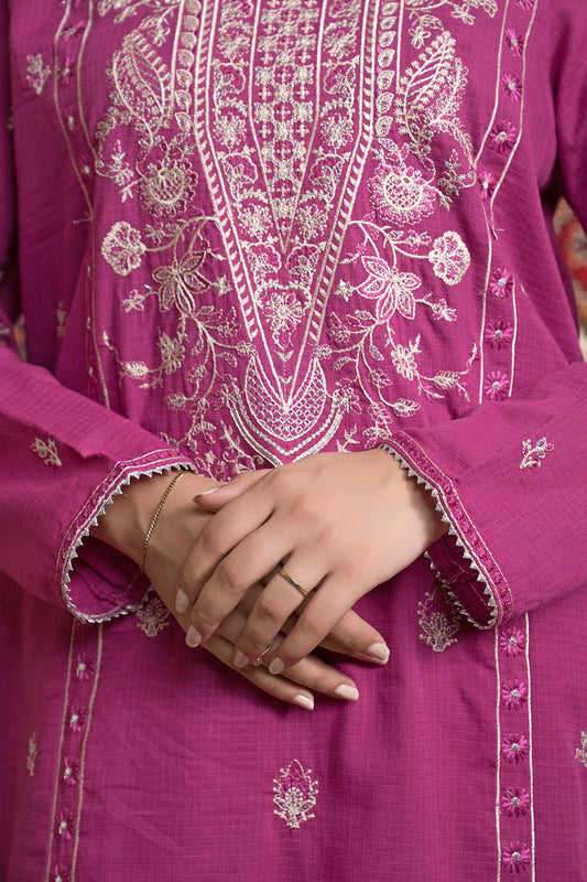 Embroidered Kurta Dupatta Trouser - 1579