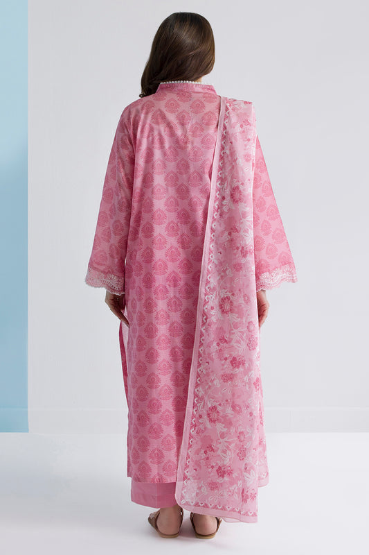 Embroidered Kurta Dupatta Trouser - 1580