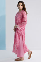 Embroidered Kurta Dupatta Trouser - 1580