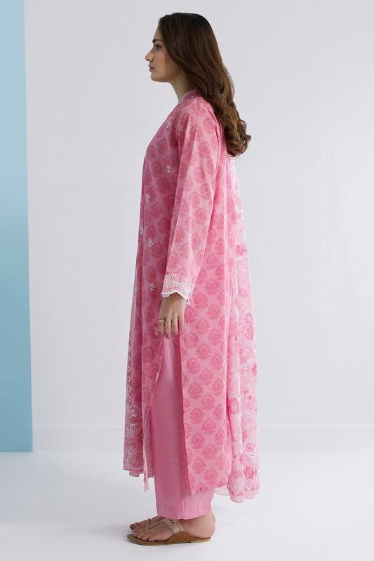 Embroidered Kurta Dupatta Trouser - 1580