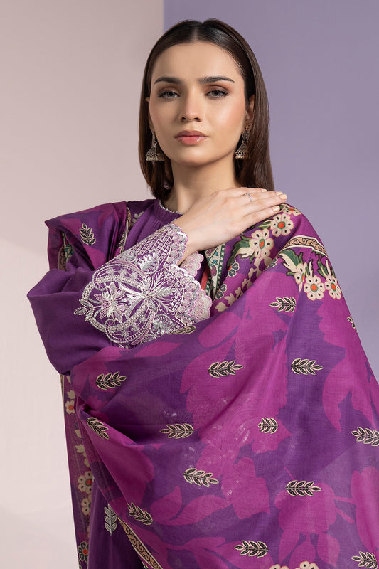 Embroidered Kurta Dupatta Trouser - 1581