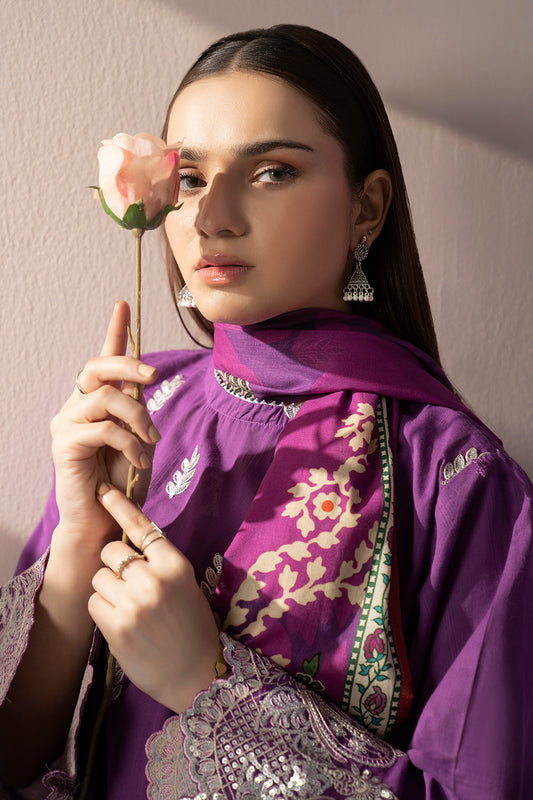 Embroidered Kurta Dupatta Trouser - 1581