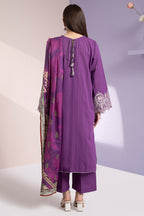 Embroidered Kurta Dupatta Trouser - 1581