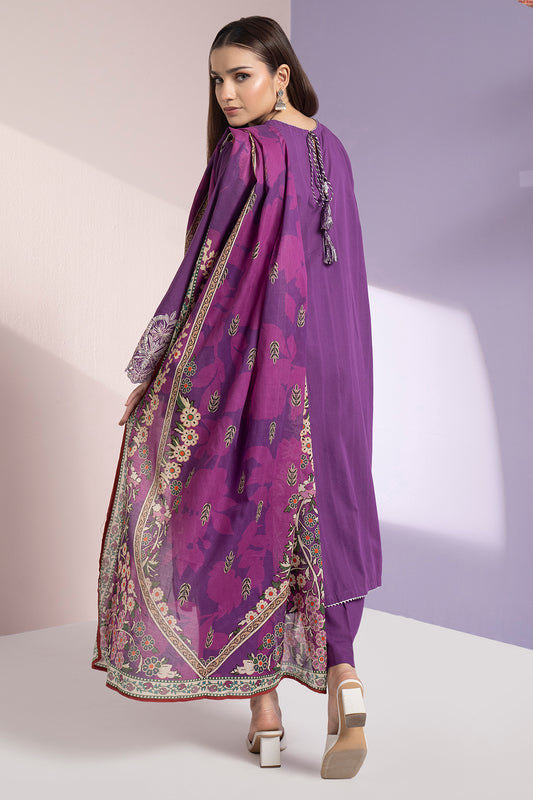 Embroidered Kurta Dupatta Trouser - 1581