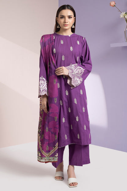 Embroidered Kurta Dupatta Trouser - 1581