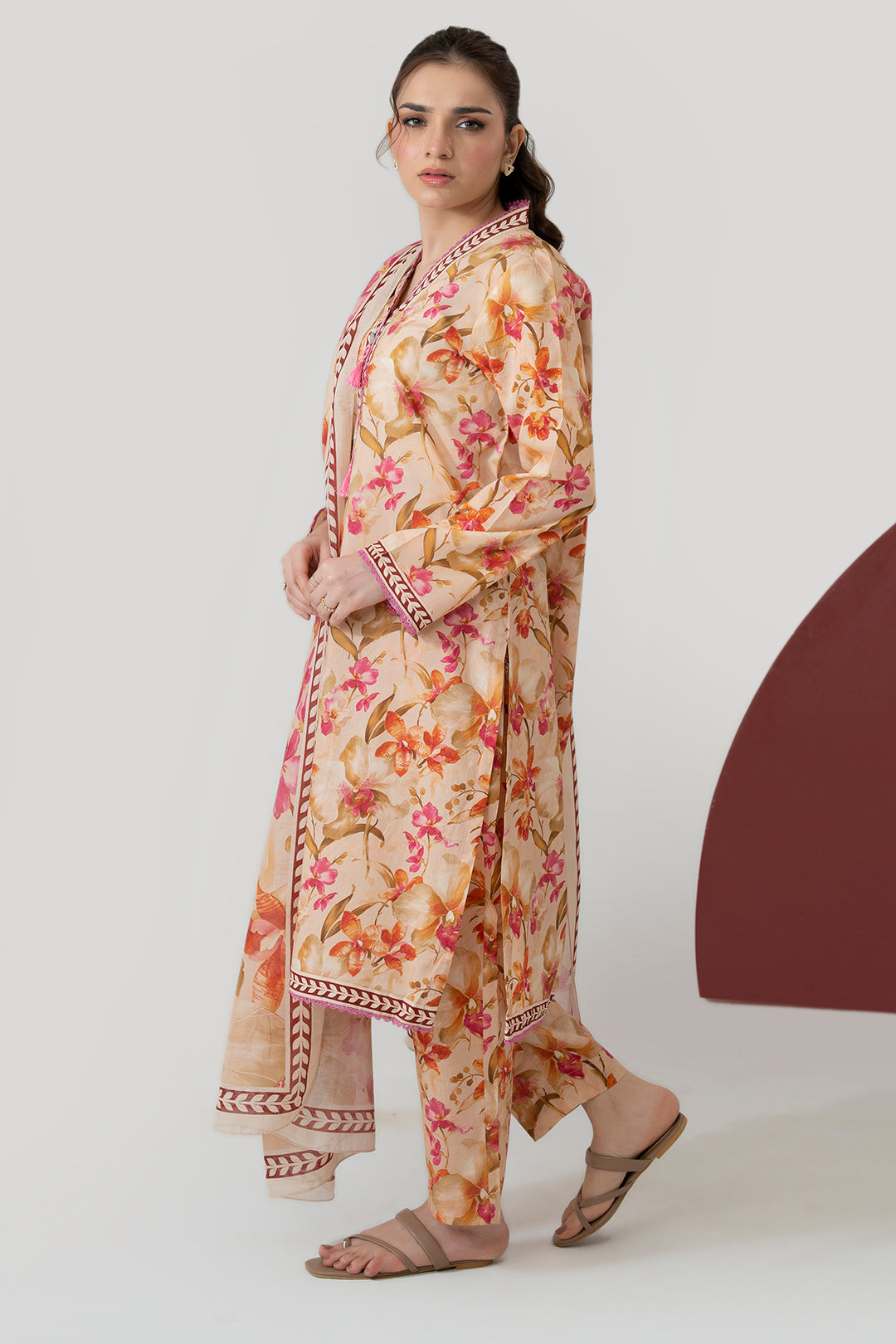 Kurta Dupatta Trouser - 1607