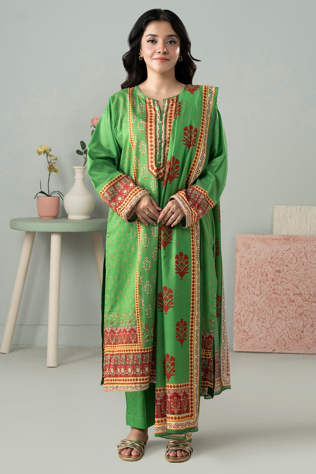 Kurta Dupatta Trouser - 1618