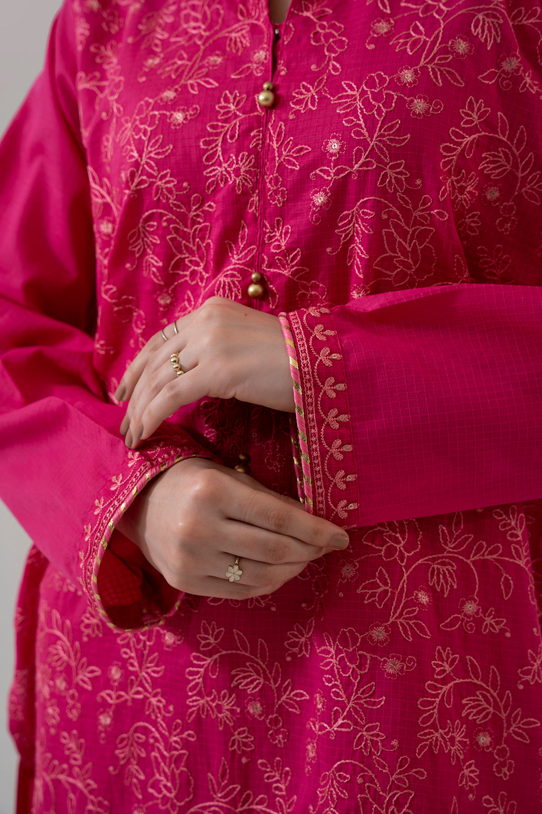 Embroidered Kurta Dupatta Trouser - 1627