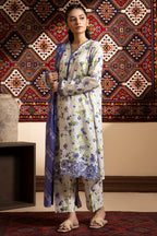 Embroidered Kurta Dupatta Trouser - 1628