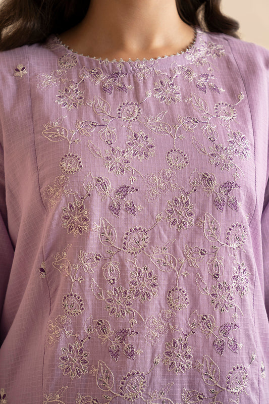 Embroidered Kurta Dupatta Trouser - 1629