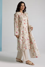 Embroidered Kurta Dupatta Trouser - 1630