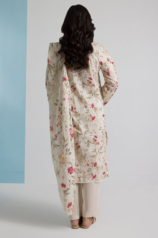 Embroidered Kurta Dupatta Trouser - 1630