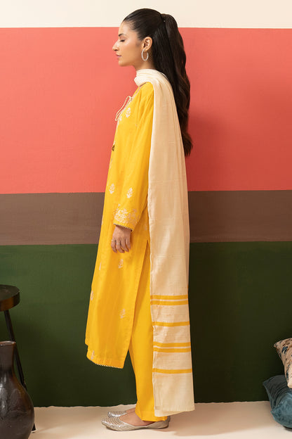 Embroidered Kurta Dupatta Trouser - 1631