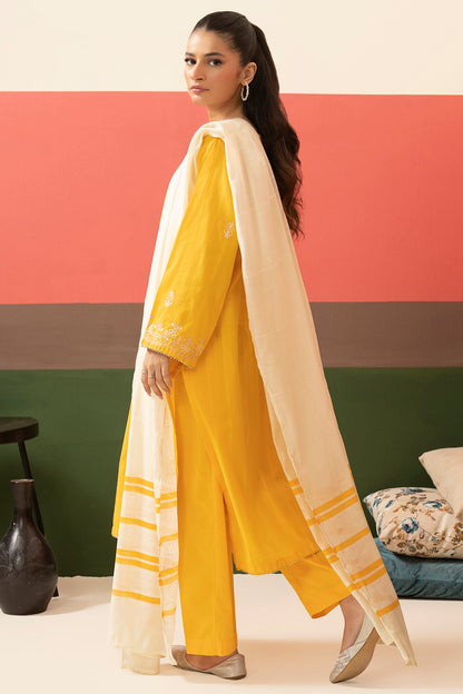 Embroidered Kurta Dupatta Trouser - 1631