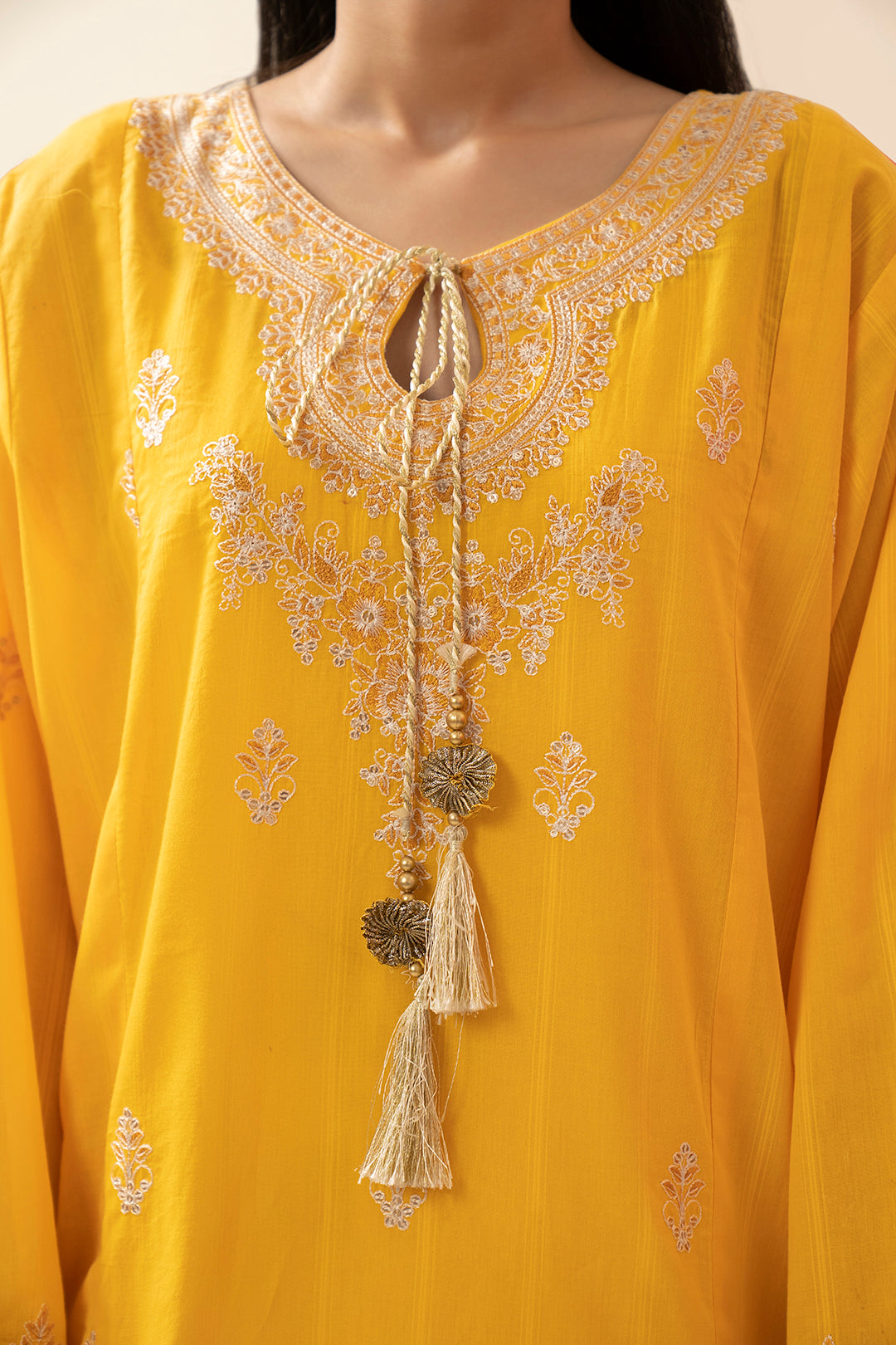 Embroidered Kurta Dupatta Trouser - 1631