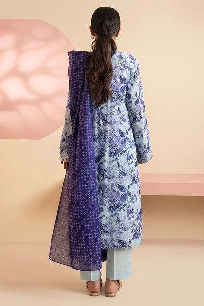 Embroidered Kurta Dupatta Trouser - 1632