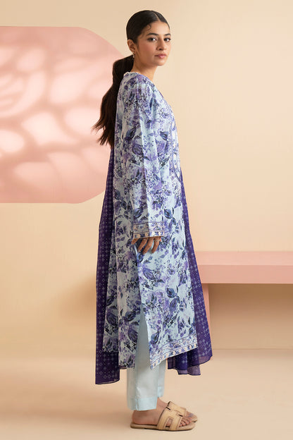 Embroidered Kurta Dupatta Trouser - 1632