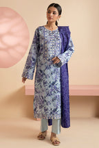 Embroidered Kurta Dupatta Trouser - 1632