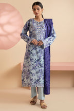 Embroidered Kurta Dupatta Trouser - 1632