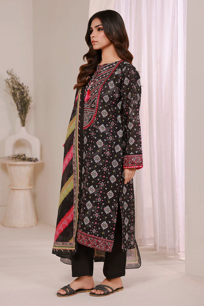 Embroidered Kurta Dupatta Trouser - 1633