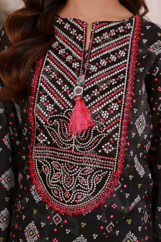 Embroidered Kurta Dupatta Trouser - 1633