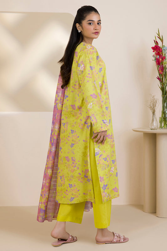 Embroidered Kurta Dupatta Trouser - 1634