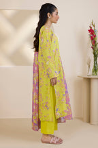 Embroidered Kurta Dupatta Trouser - 1634
