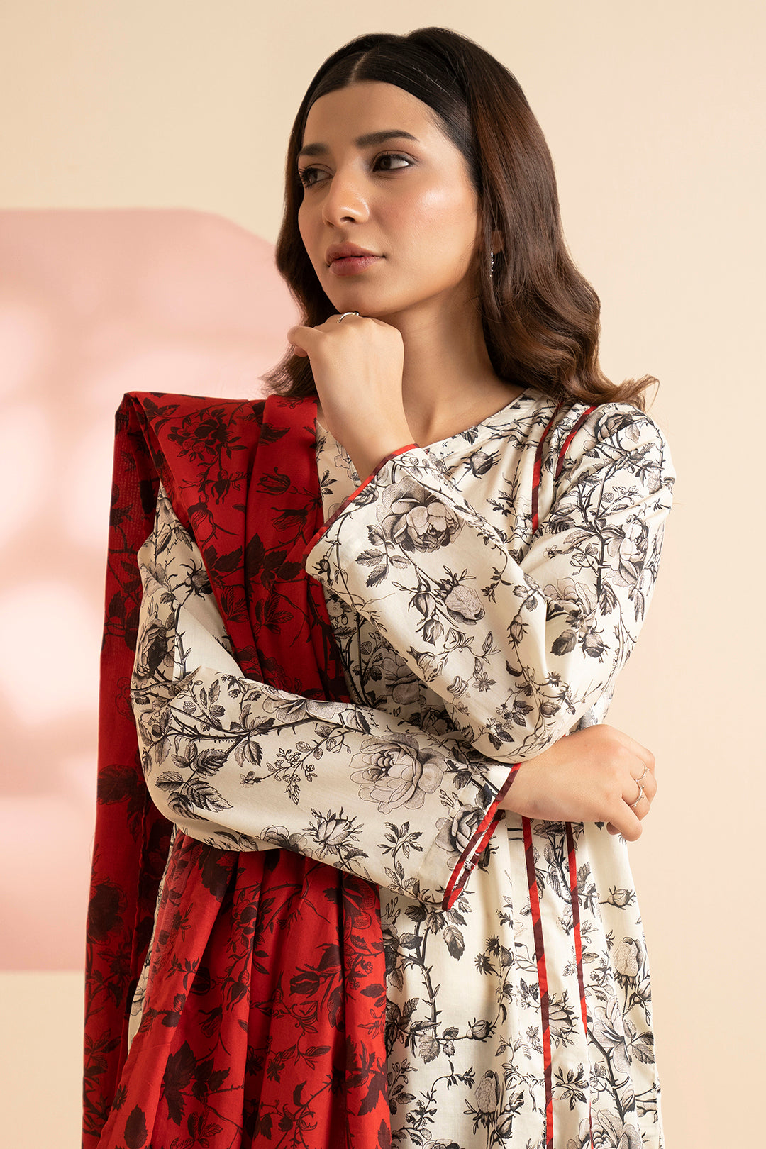 Kurta Dupatta Trouser - 1698