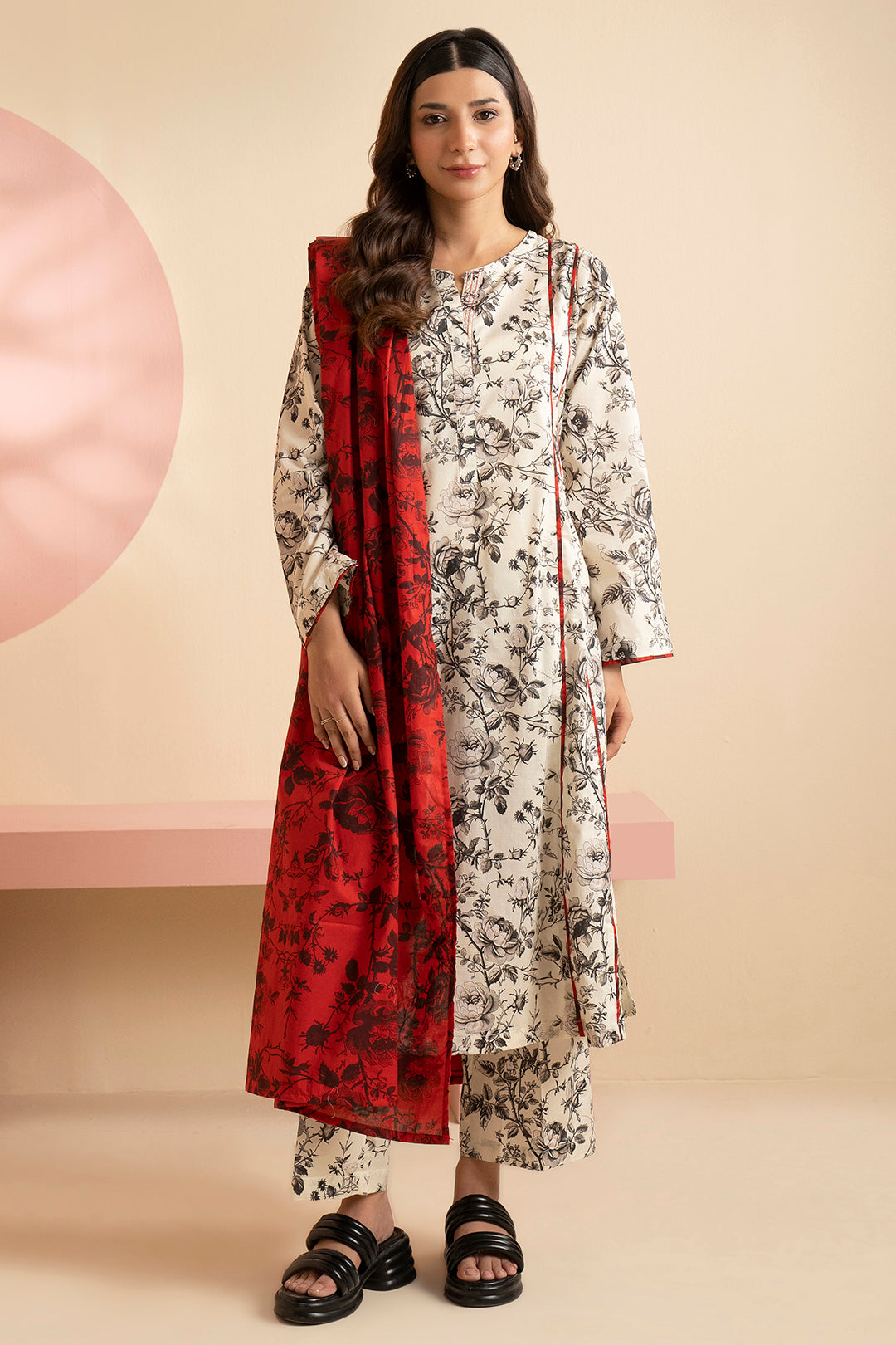 Kurta Dupatta Trouser - 1698