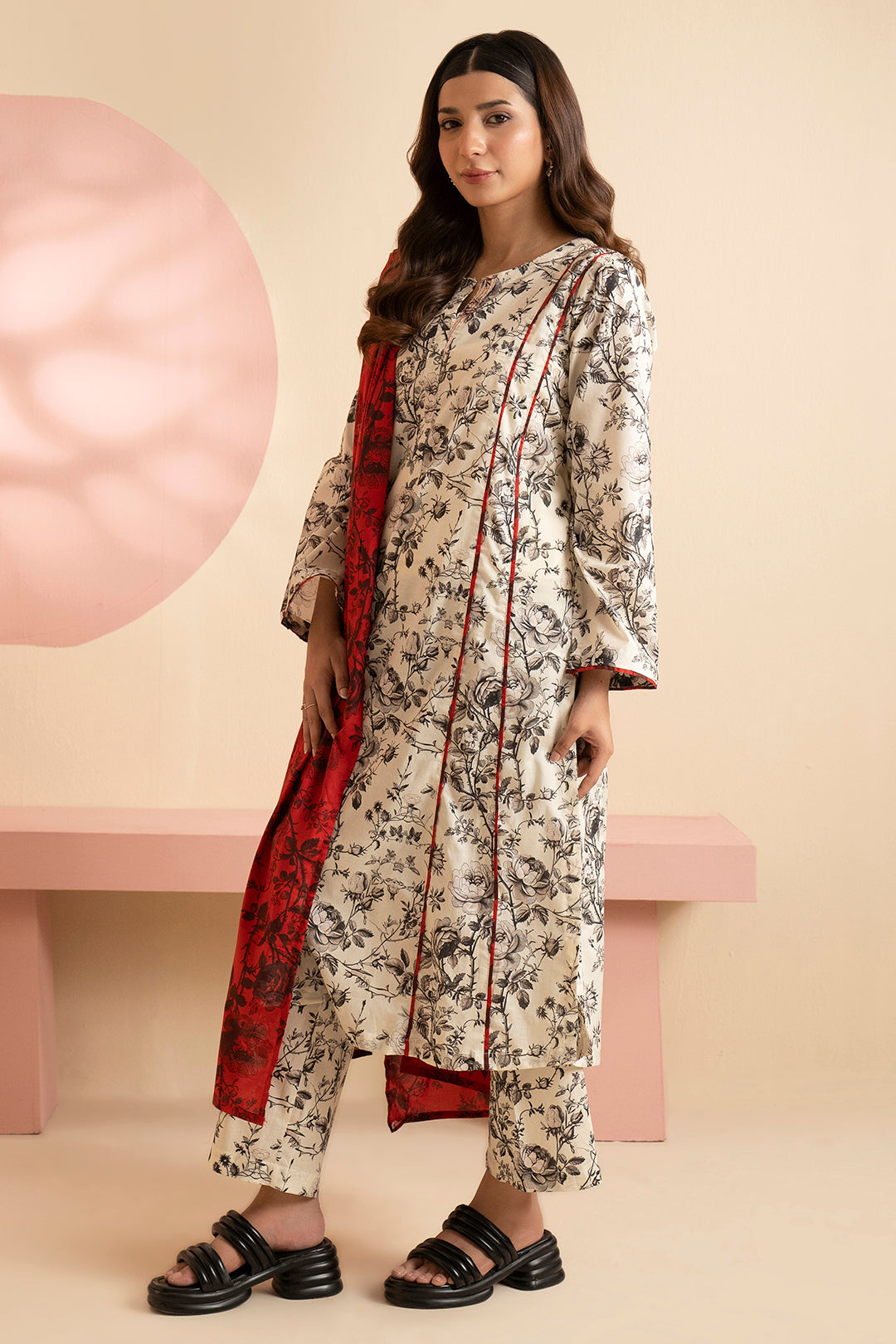 Kurta Dupatta Trouser - 1698