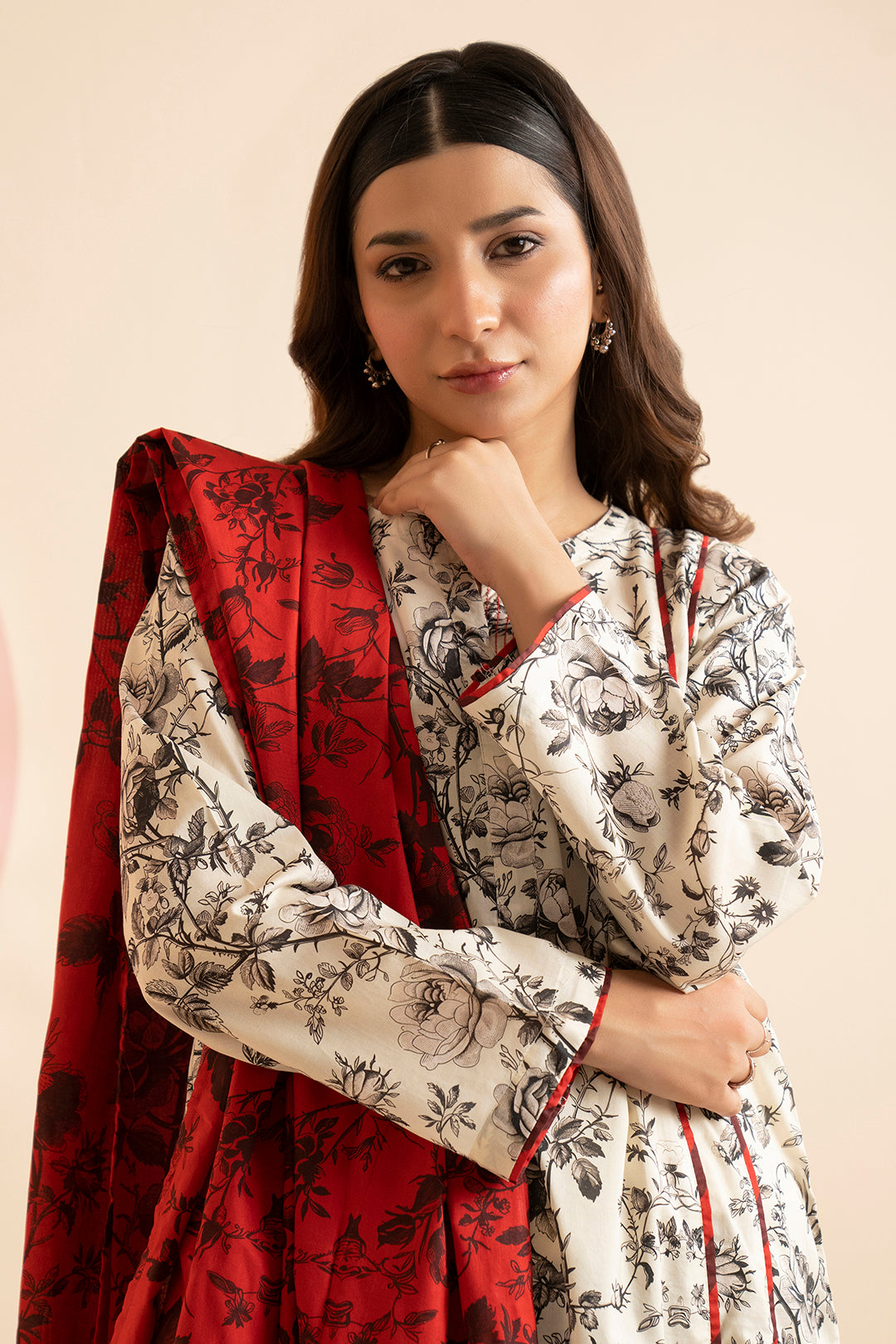 Kurta Dupatta Trouser - 1698