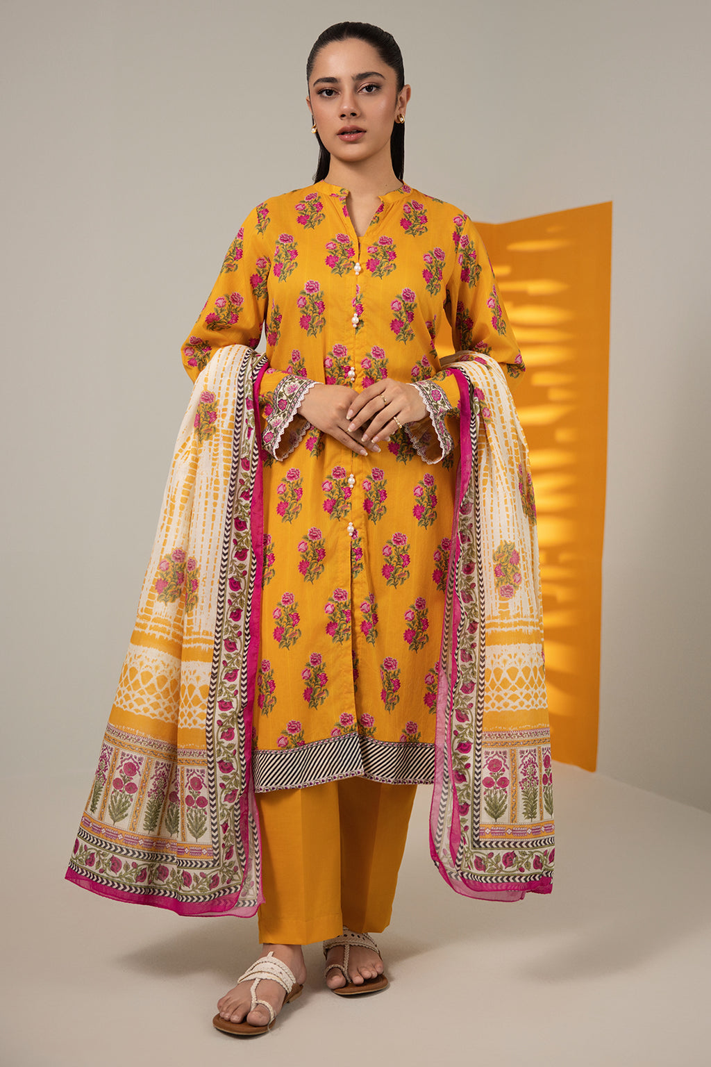 Kurta Dupatta Trouser - 1699