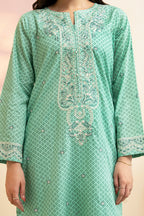 Embroidered Kurta Dupatta Trouser - 1710