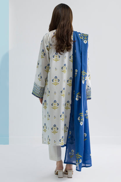 Embroidered Kurta Dupatta Trouser - 1711