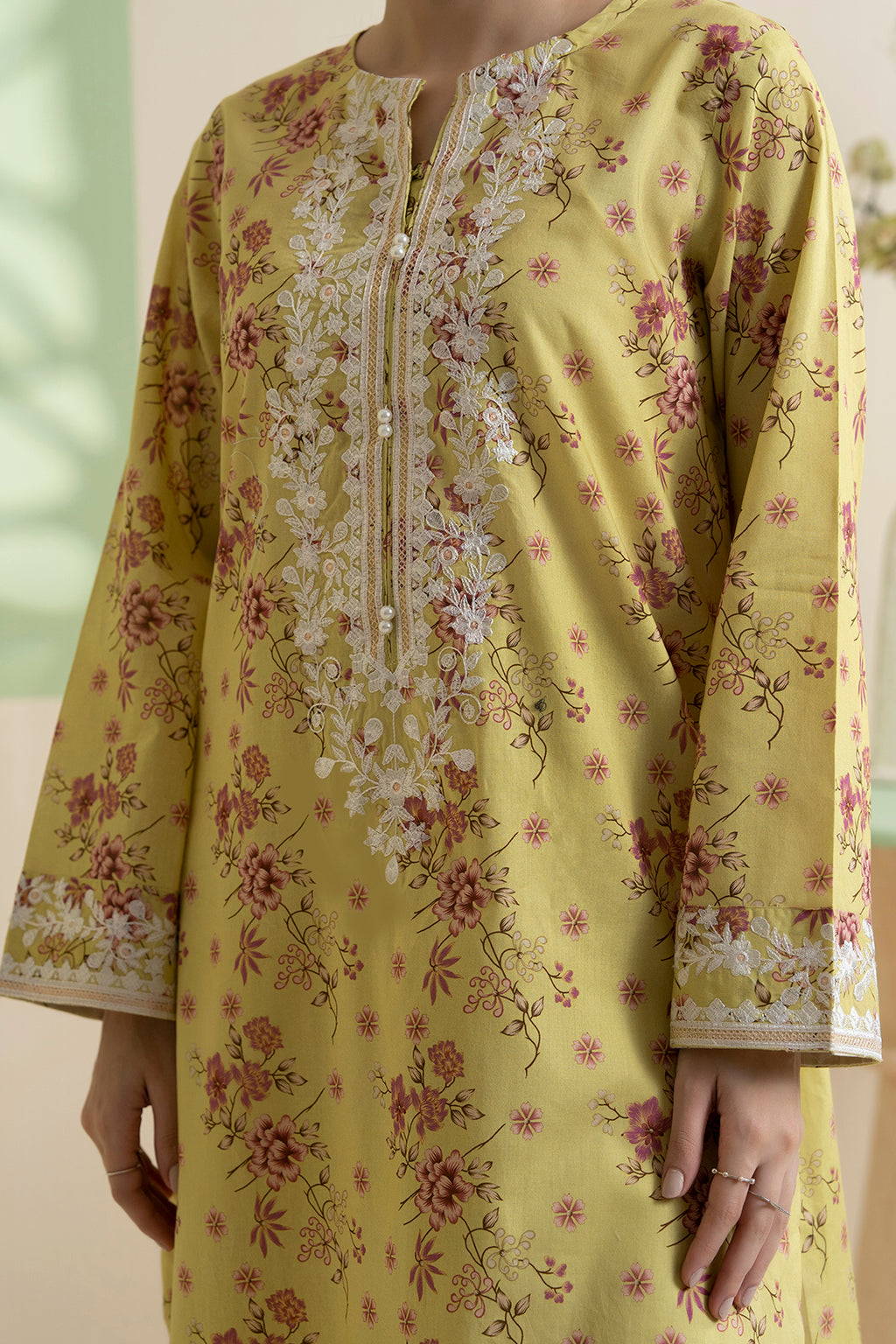 Embroidered Kurta Dupatta Trouser - 1712
