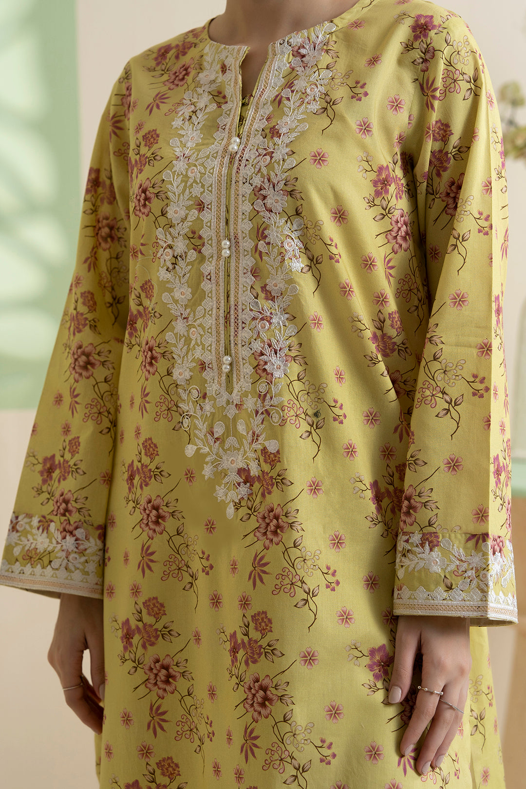 Embroidered Kurta Dupatta Trouser - 1712
