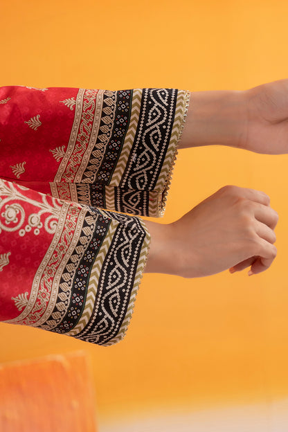 Embroidered Kurta Dupatta Trouser - 1713