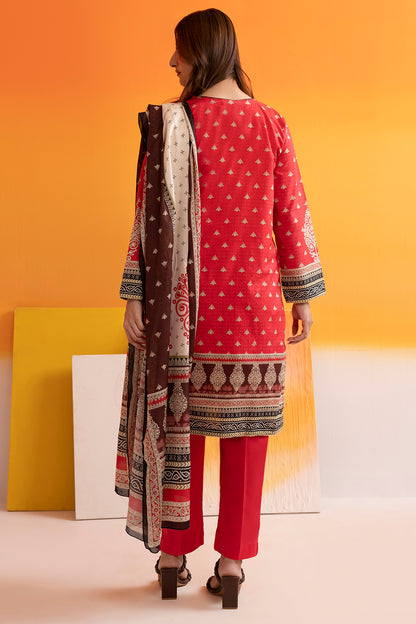 Embroidered Kurta Dupatta Trouser - 1713