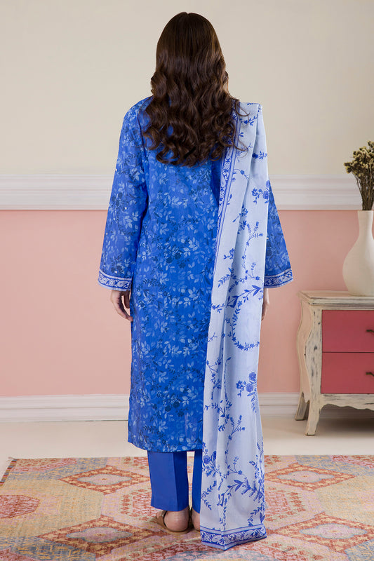 Embroidered Kurta Dupatta Trouser - 1714