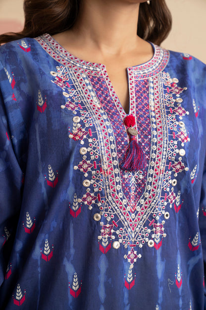 Embroidered Kurta Dupatta Trouser - 1715