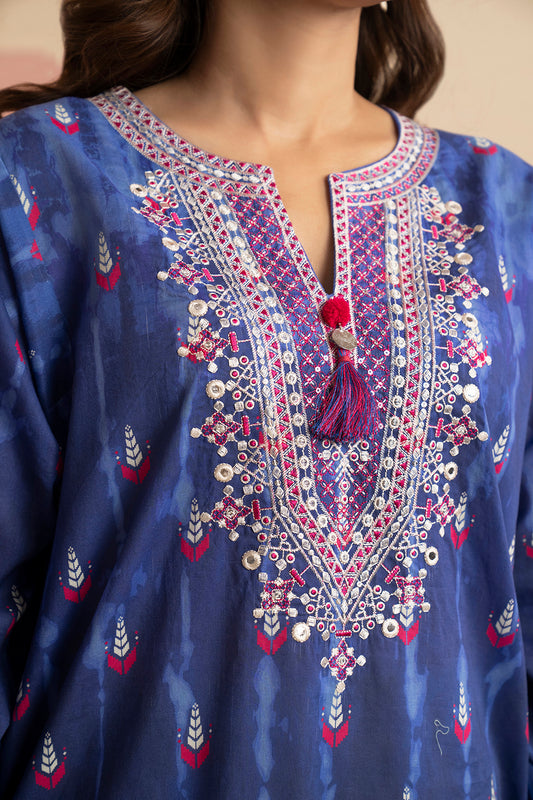 Embroidered Kurta Dupatta Trouser - 1715