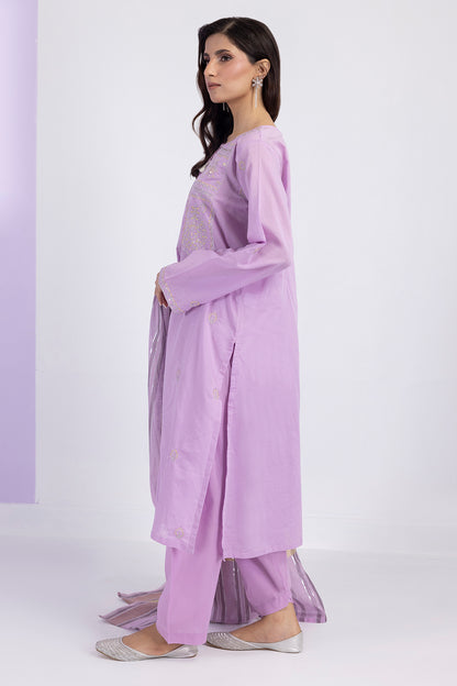 Embroidered Kurta Dupatta Trouser - 1716