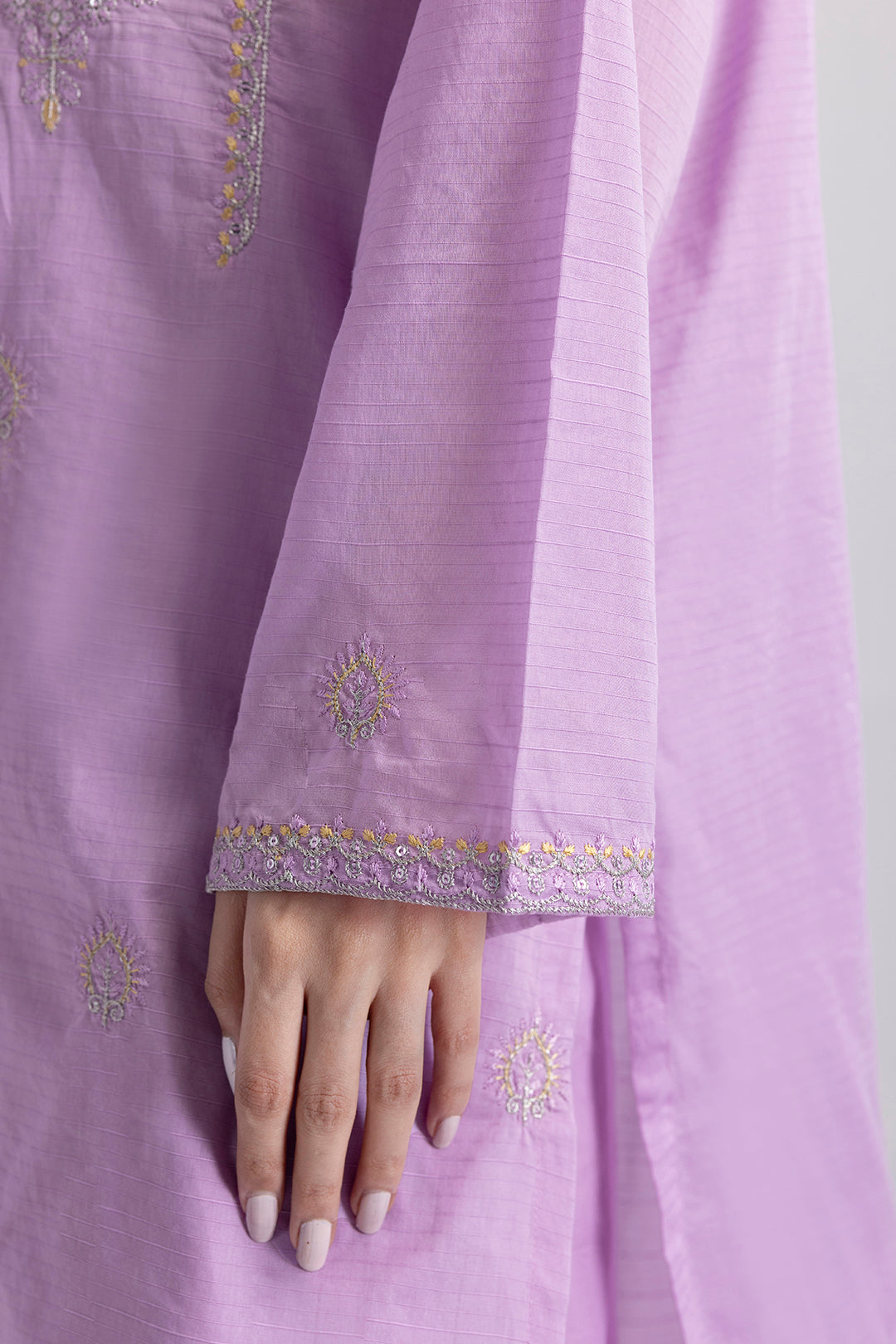 Embroidered Kurta Dupatta Trouser - 1716