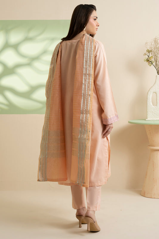Embroidered Kurta Dupatta Trouser - 1718