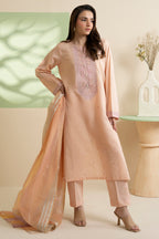 Embroidered Kurta Dupatta Trouser - 1718