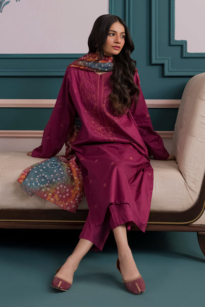 Embroidered Kurta Dupatta Trouser - 1720