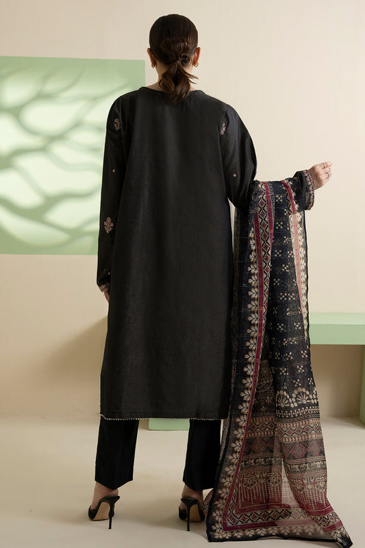 Embroidered Kurta Dupatta Trouser - 1722