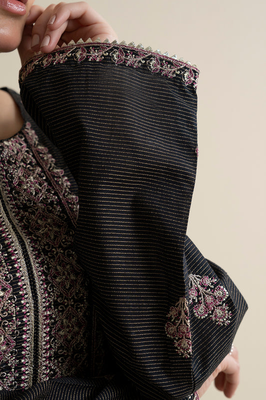 Embroidered Kurta Dupatta Trouser - 1722