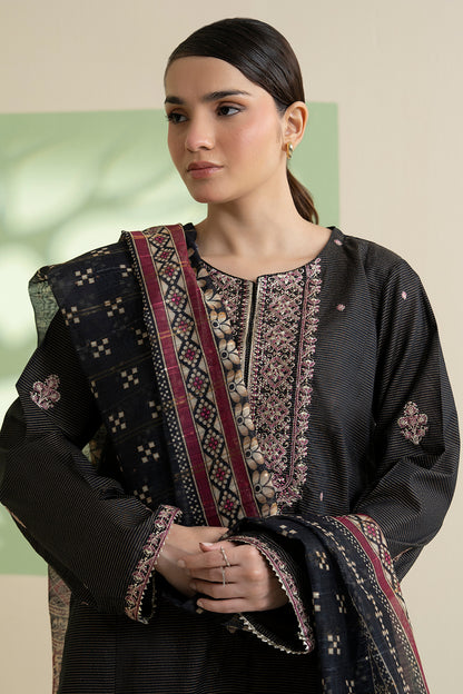 Embroidered Kurta Dupatta Trouser - 1722