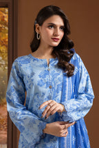 Embroidered Kurta Dupatta Trouser - 1785